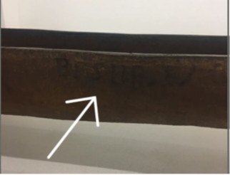 canoe with "BASUA/Pville" written on it