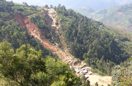 Landslide in eastern DRC